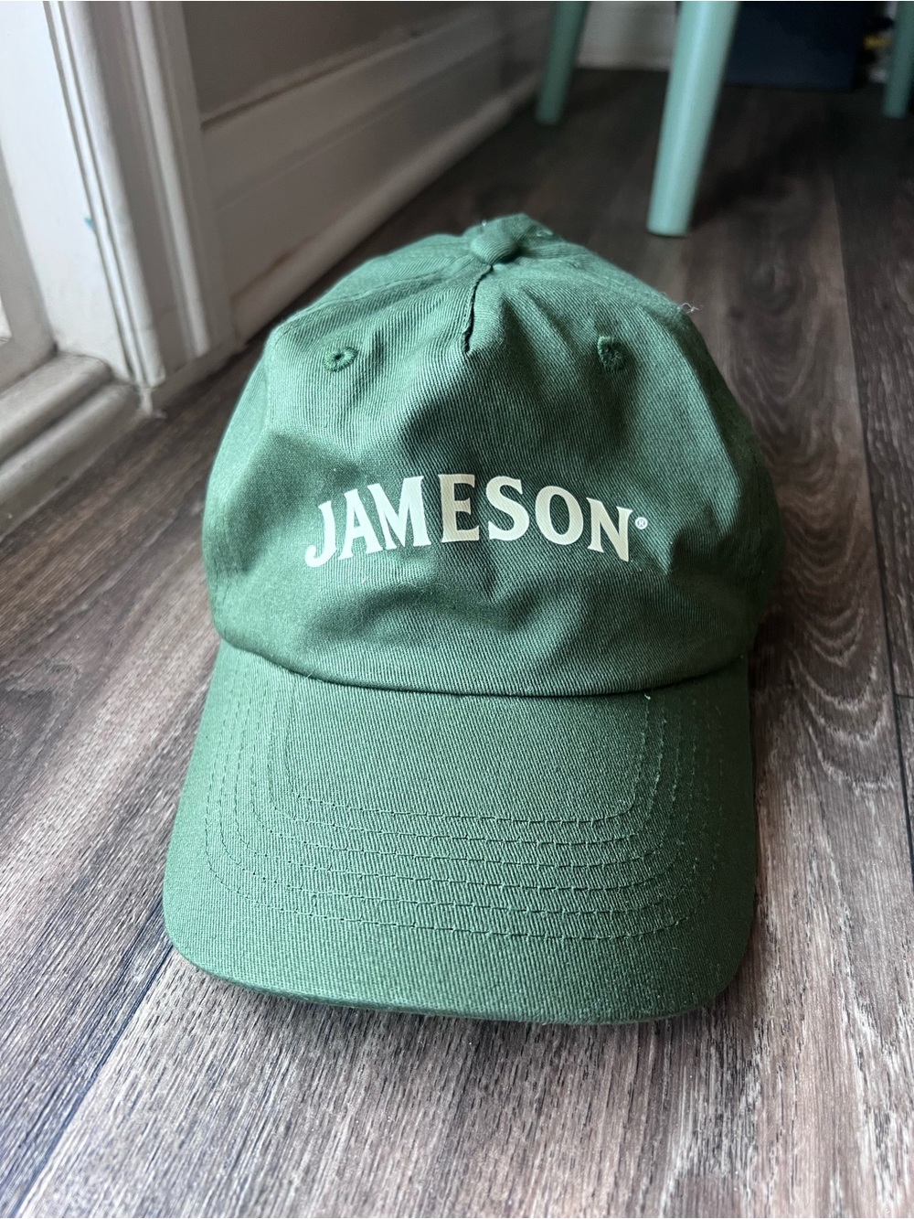 Mens Jameson Green Cotton Baseball Cap